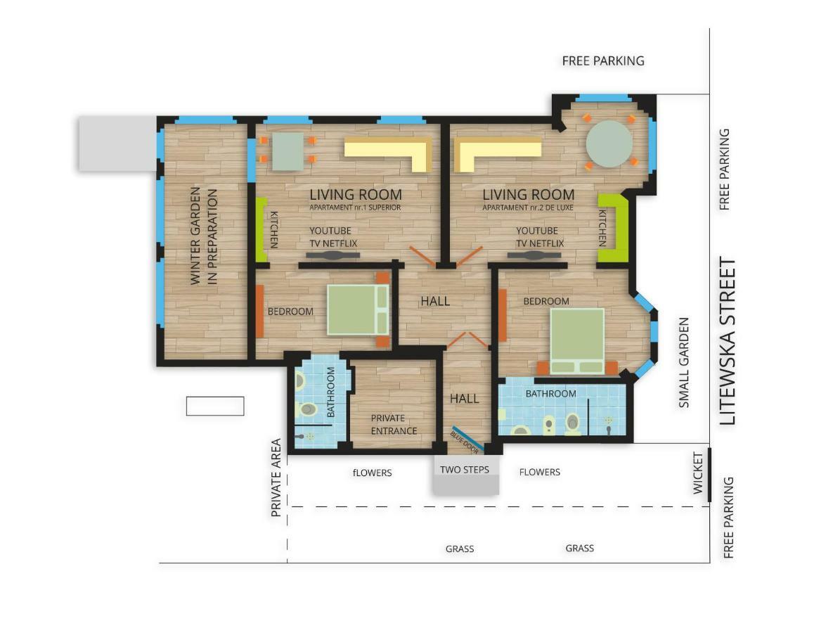 Cherry House Apartments Bydgoszcz Esterno foto